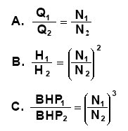 Affinity Laws