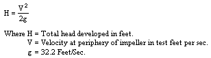 Centrifugal Pump Fundamentals - Head